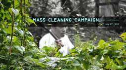 Mass Campus Cleaning Campaign